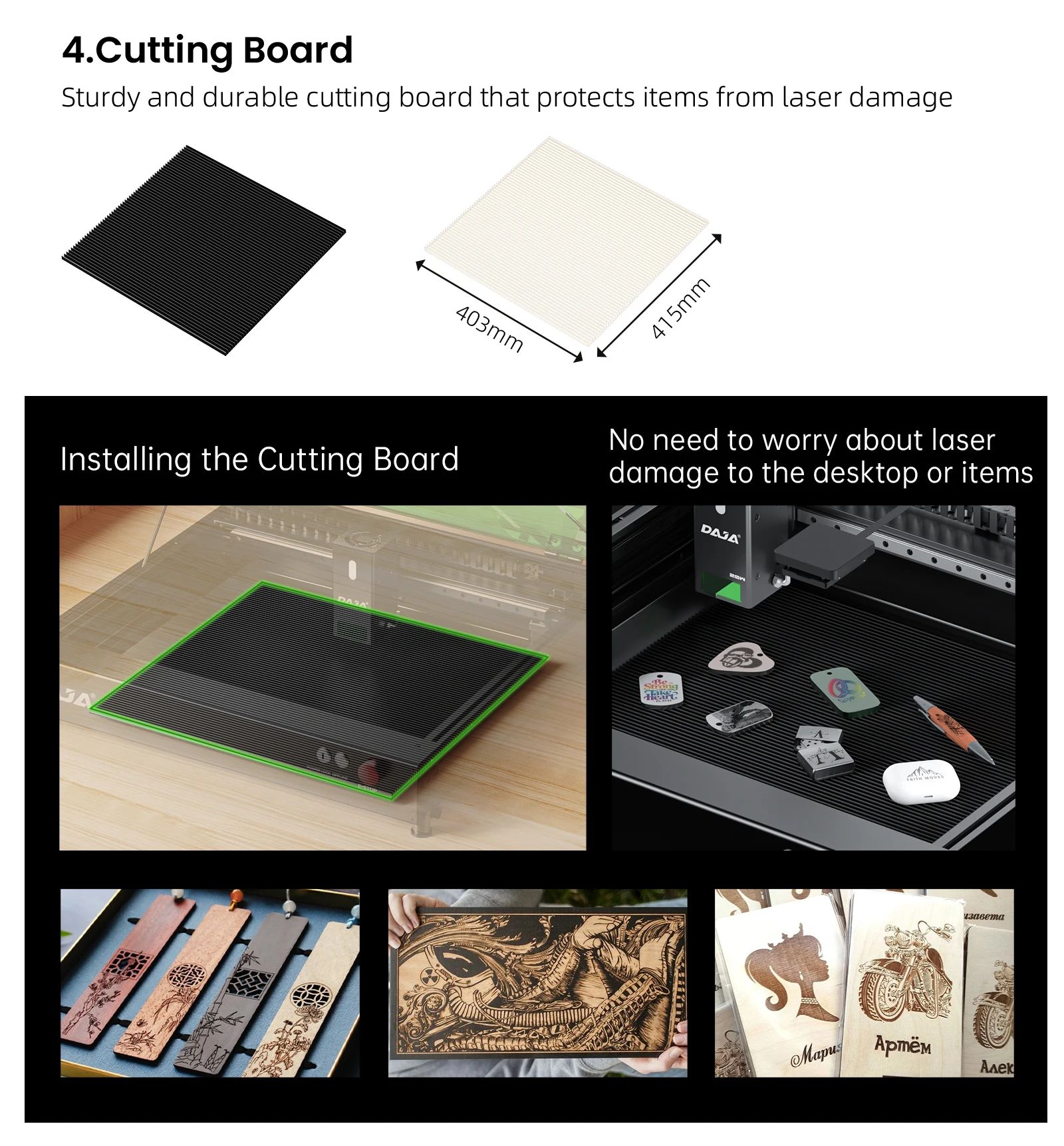 DAJA A8 Laser Cutter Engraver High precision Business Efficient Laser Engraving Machine for Metal Wood Acrylic Glass leather
