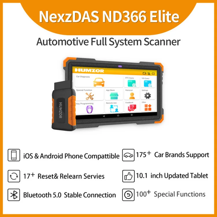 ND366Elite Automotive Fault Diagnostic Instrument Passenger Car Computer Full System Detector VS-X431