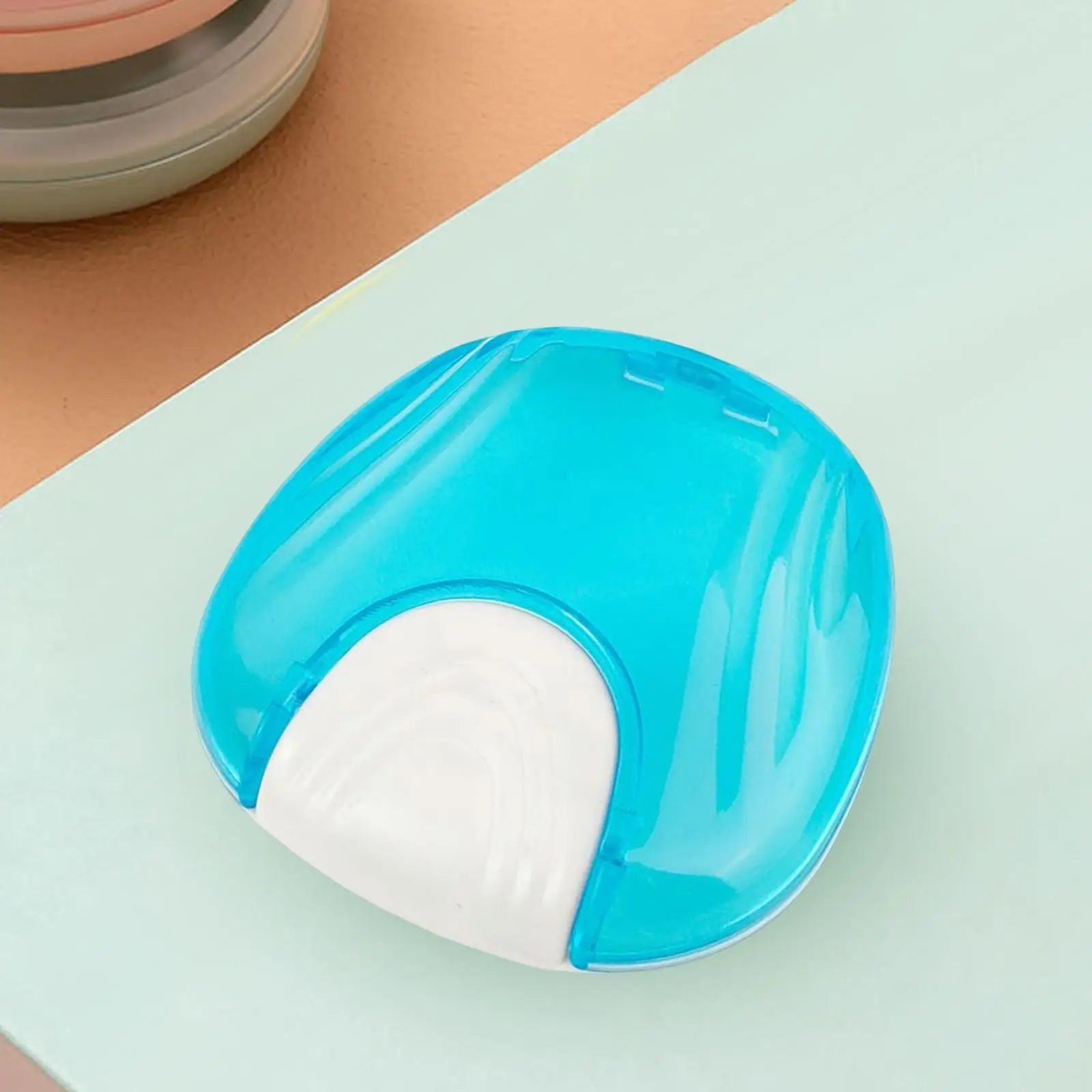 Orthodontic Retainer Case Press to Open Storage Soak Container for Travel