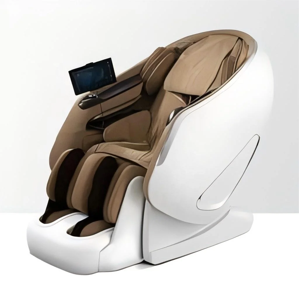 Premium 4D Ergonomic Dual Core SL Track Reclining Massage Chair Zero Gravity with Bluetooth Music & Foot Roller Body Application