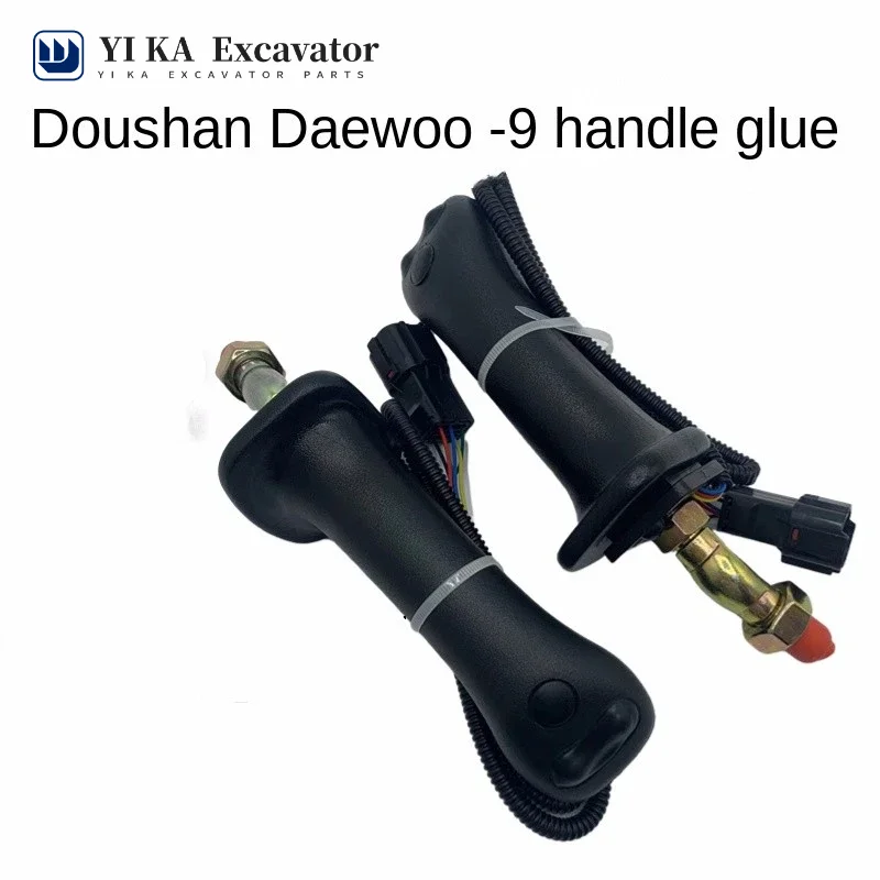 For Excavator accessories Doosan Daewoo DX60 215 9 220 225 300 9 handle rubber control lever dust cover