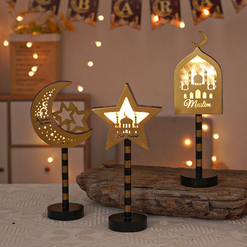 EID Mubarak Ramadan Wooden LED Lights Party Lamp – Etkinliklerde Güçlü Bir Dekorasyon Seçeneği