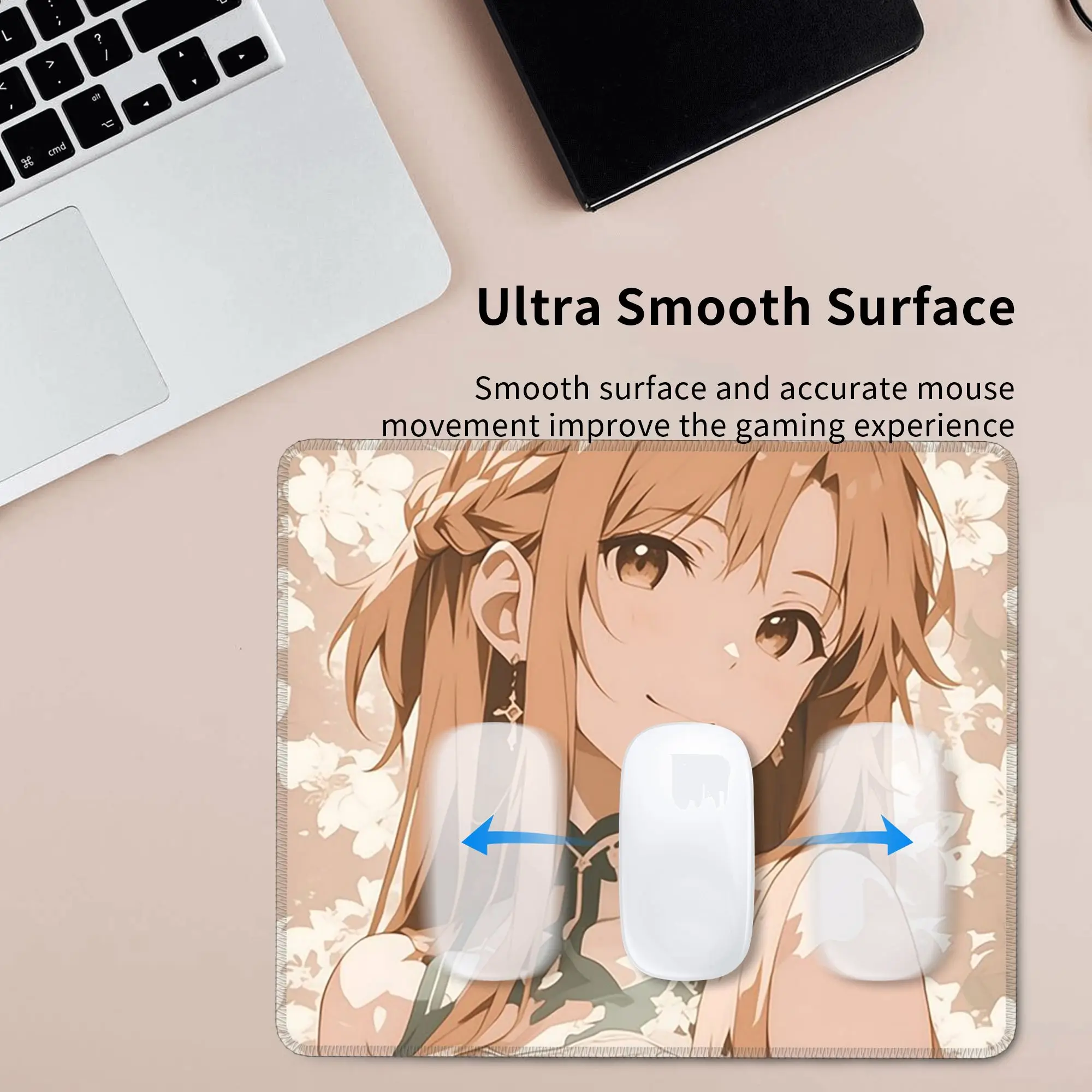Sword Art Online Yuuki Asuna Anime Mouse Pad Computer Keyboard Mouse Mat Gamer PC Laptop Desk Mat Office Accessories Table Mats