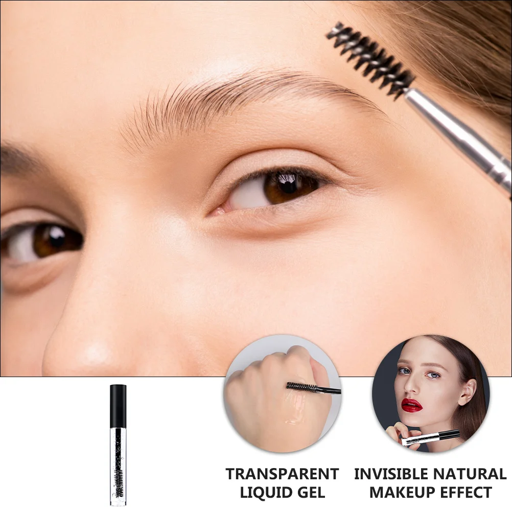 2 قطعة جل إعداد الحواجب الشفاف 3. جل حواجب طبيعي مقاوم للماء ومقاوم للعرق، جل حواجب سائل يدوم طويلاً