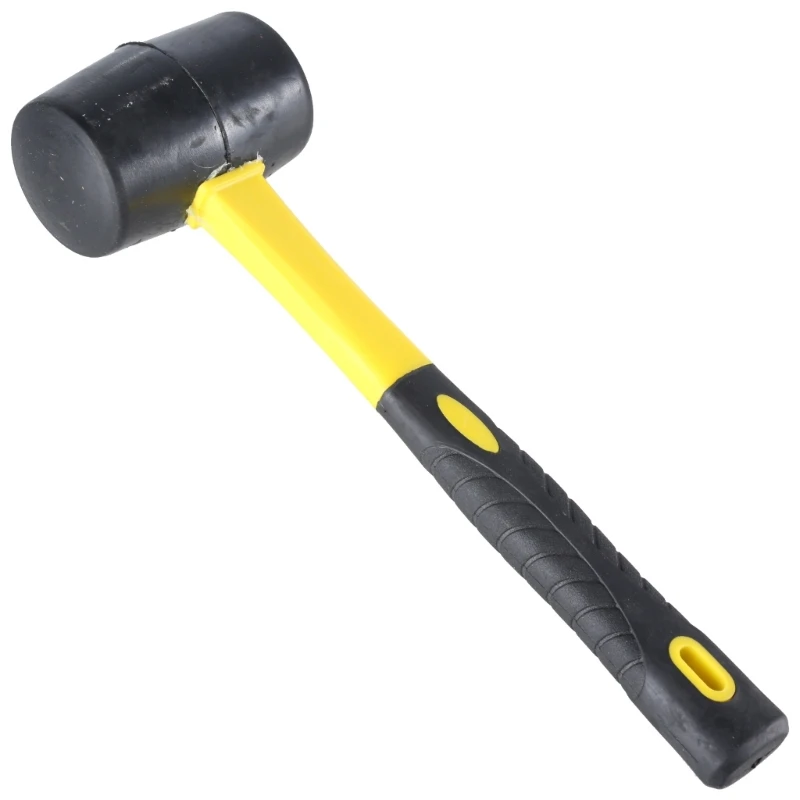 Rubber Mallet Hammer Tool Woodworking Camping Hammer Handle Soft Blow Mallet Hammer Rubber Small Hammer For Craft