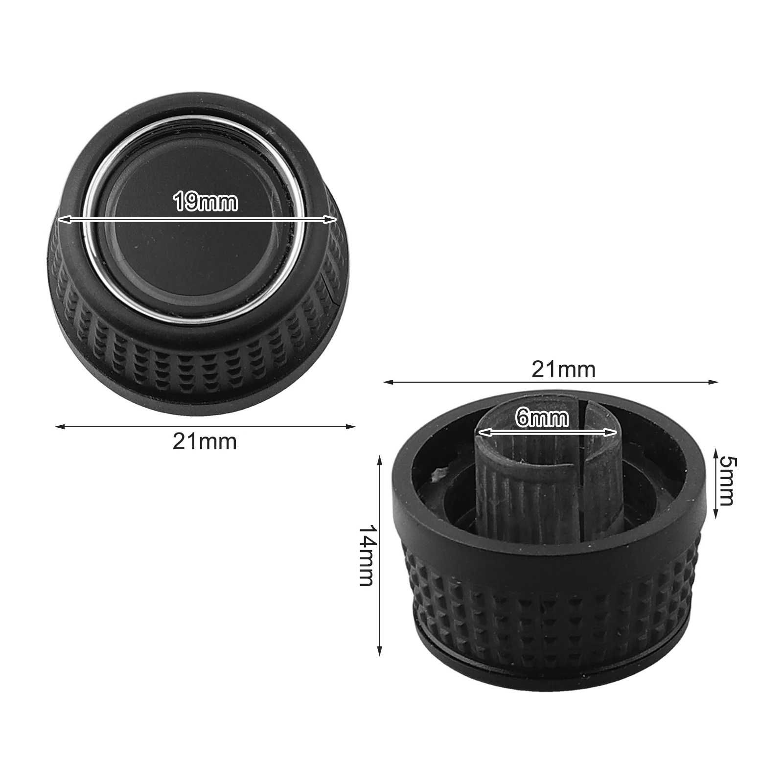6C0919603 Knob Car Radio Knob Car Auto Perfect Match Stable Characteristics Easy Installation High Reliability