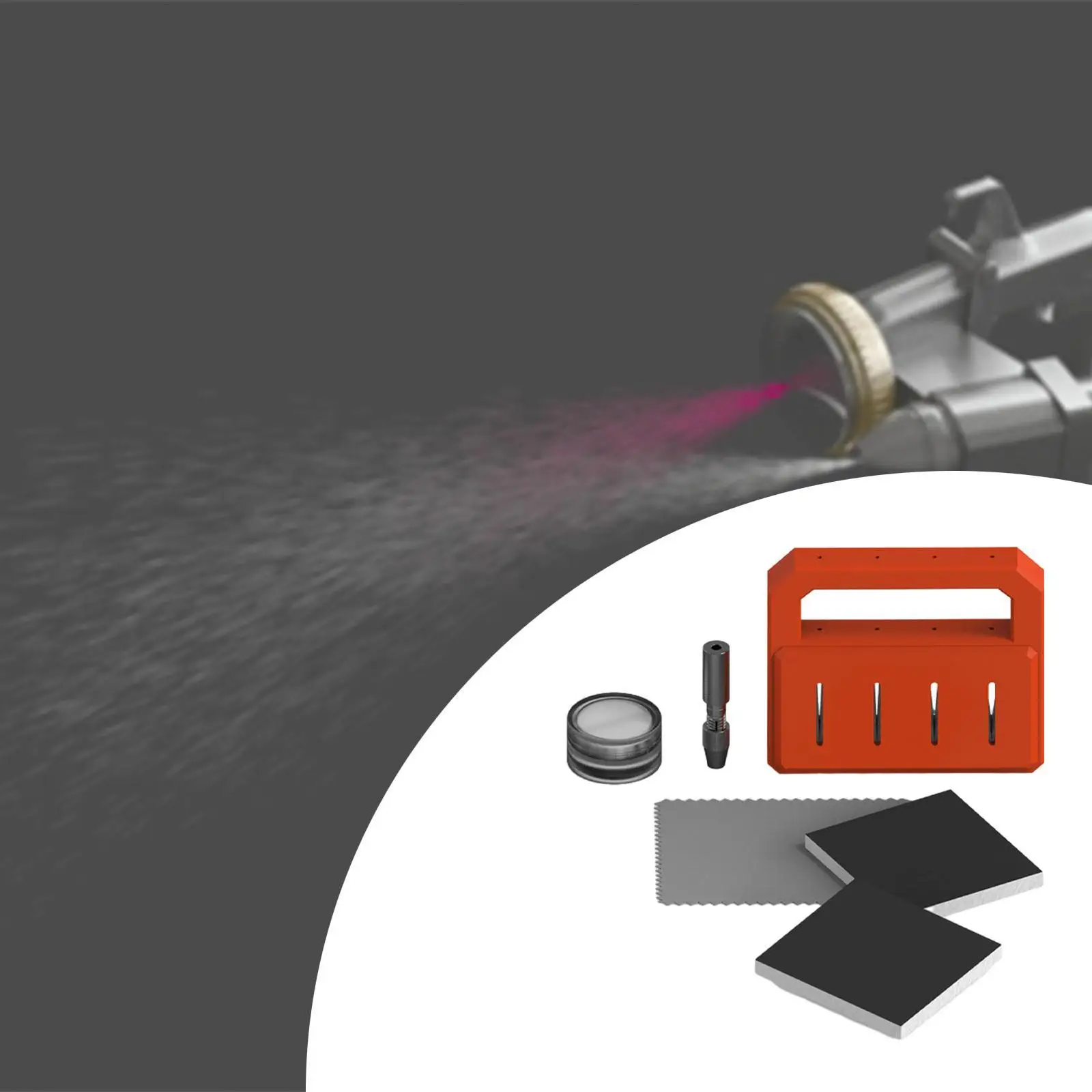 

Инструмент для заточки аэрографических игл, прочный, с микрофиброй, портативный, для салонов, улучшенная версия, инструмент для восстановления игл