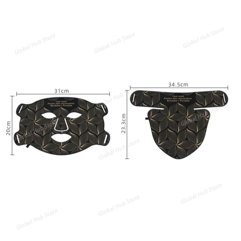 Silicone LED face mask (listing 4887), view 6