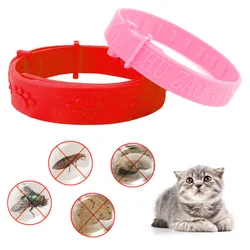 Adjustable Pet Collar Flea Killer Pest Control Protect And Removal Flea Collar Repel Rubber Necklace Pet Cat Kitten Supplies