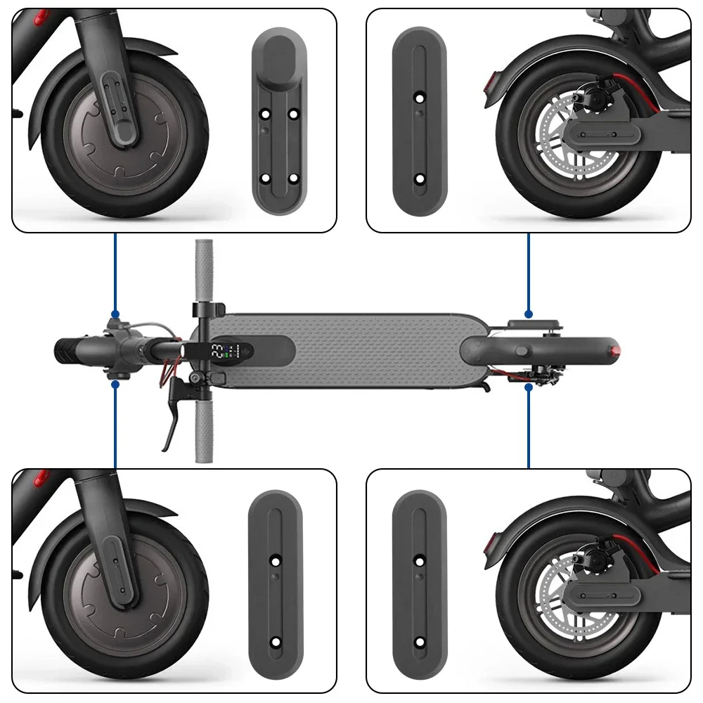 Wheel Cover Shell Protection for Xiaomi Pro 1S M365 Electric Scooter Sticker Front and Rear Safety Reflective Wheel Hub Cap Kit