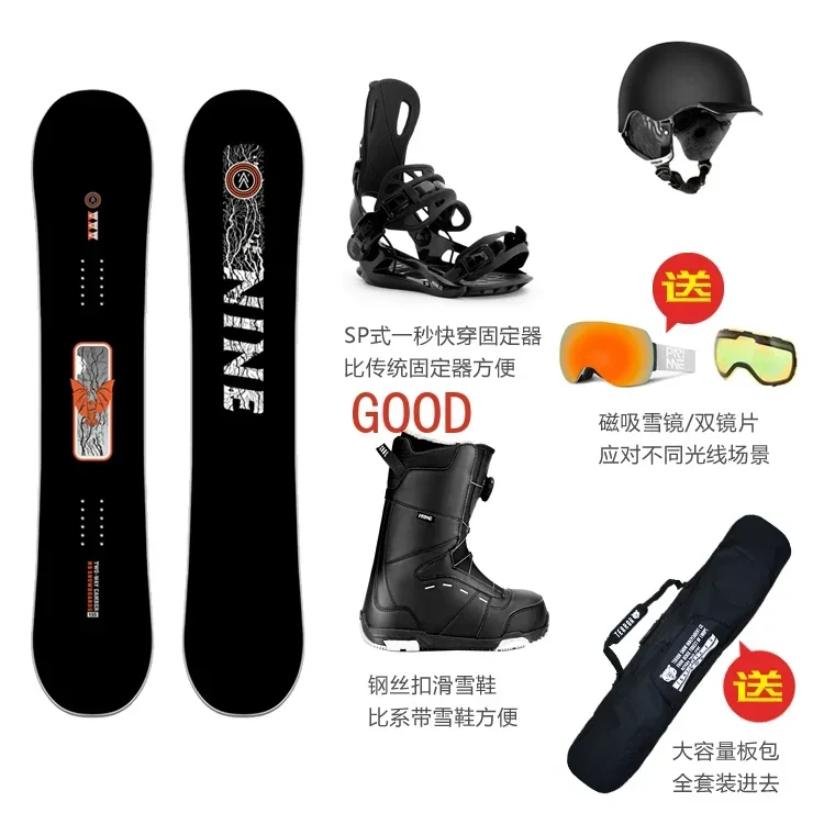 N9 Snowboard Quick Wear Retainer Snowshoe Suit Homens e Mulheres