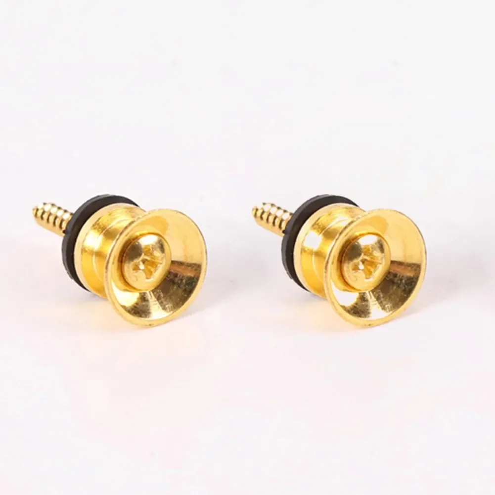 

Personalize your Guitar's Strap System with these Guitar Strap Lock Buttons End Pins Pegs Screw Locking Parts Accessories