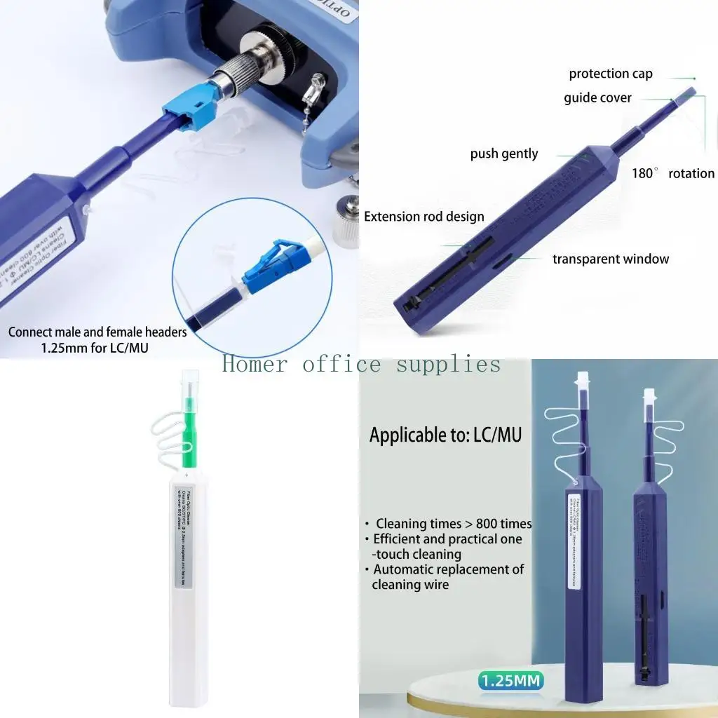 

K43B Fiber Cleaner,Fiber connectors Cleaning,Fiber Cleaner Pen with 800+ Cleans for 2.5mm ST for FC Ferr