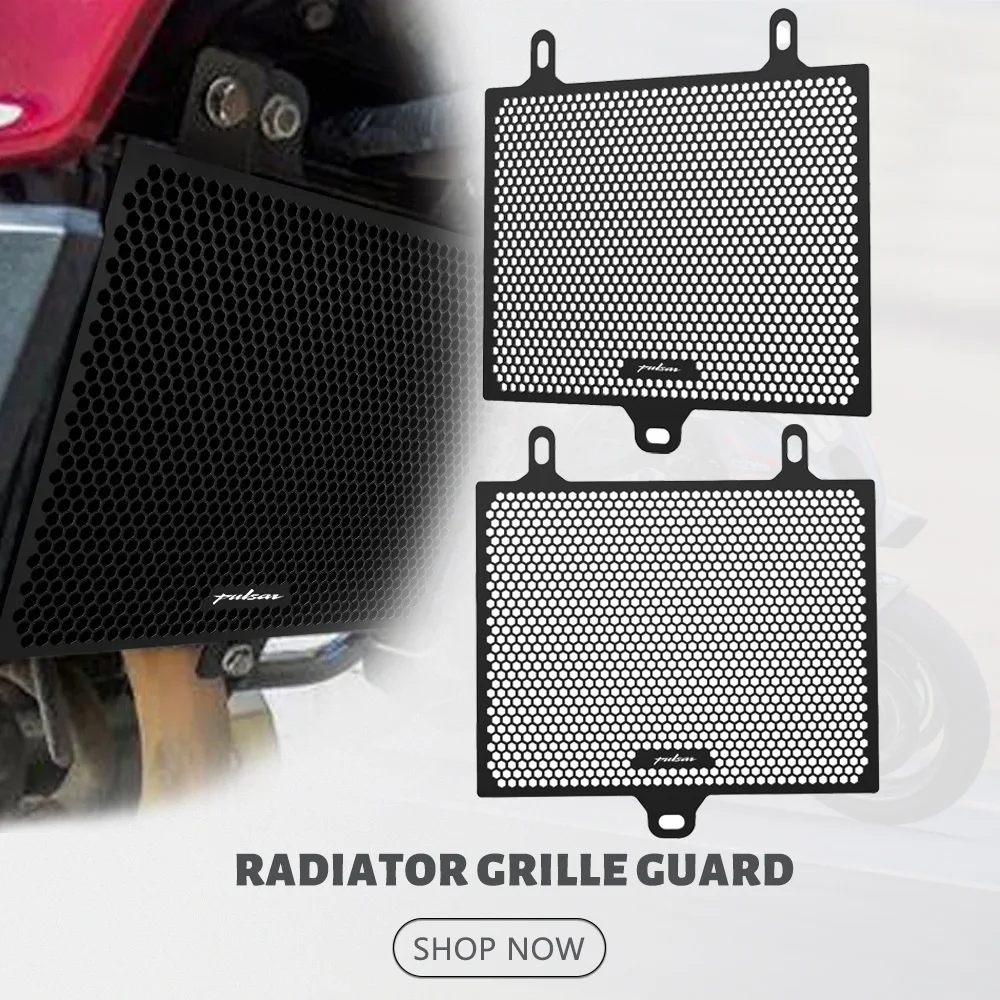 

Motorcycle Accessories For BAJAJ PULSAR200/NS200 Pulsar 200 NS200 RS200 A All Years Radiator Guard Shield Protector Grille Cover