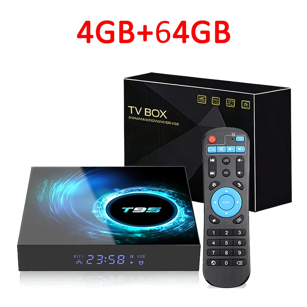 2026 Nieuwe Android TV Box T95 Allwinner H616 Android 16 8GB+256GB Dual Wifi BT5.4 Ultra HD Smart Home Theater TV Box Media Player