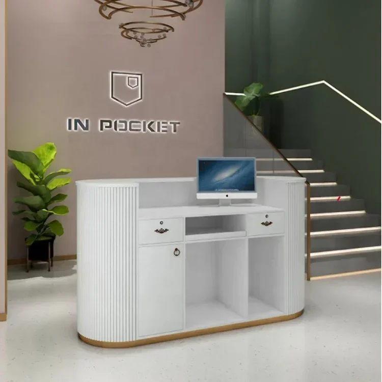 Réception Petit comptoir Salon Beauté Hôtel Hall Spa Store