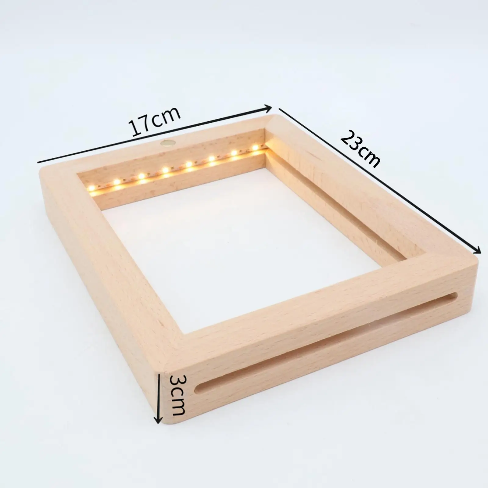 Wood Picture Frame Photograph Lamp Decoration LED Photo Frame Children Lover