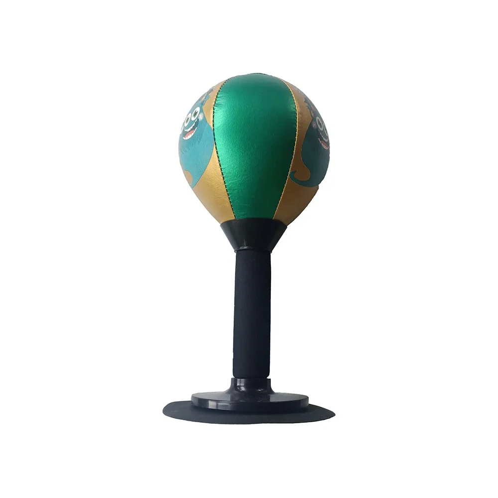 

custom desk punching ball desktop pu leather bal
