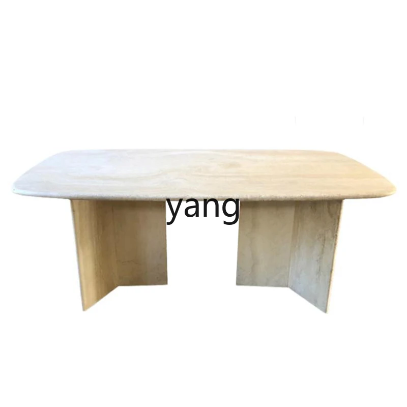 LMM light luxury high-end home small apartment wabi sandy wind creative marble