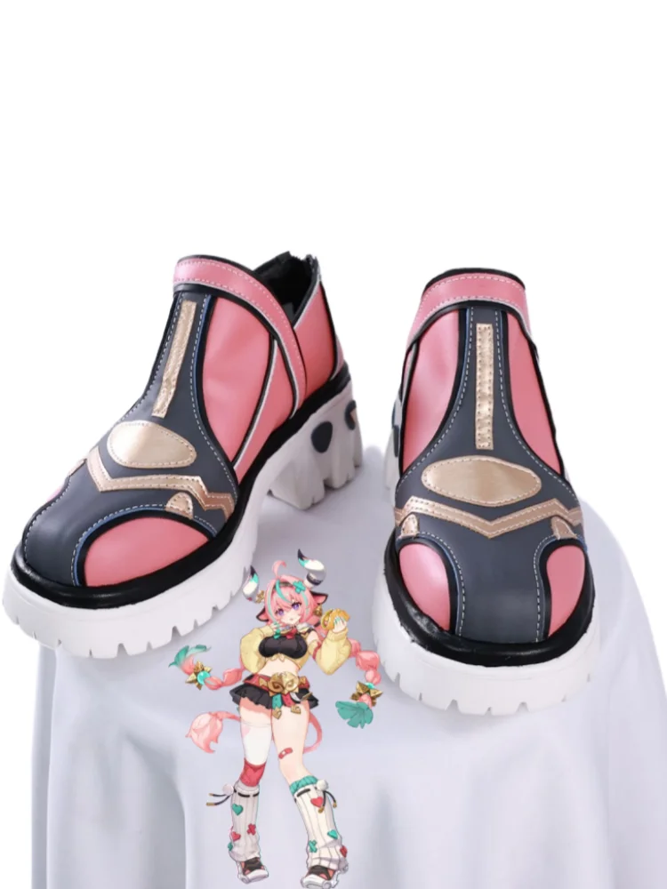 Genshin impacto varesa cosplay jogo sapatos acessórios de fantasia adereços anime trajes de halloween para mulher sapatos