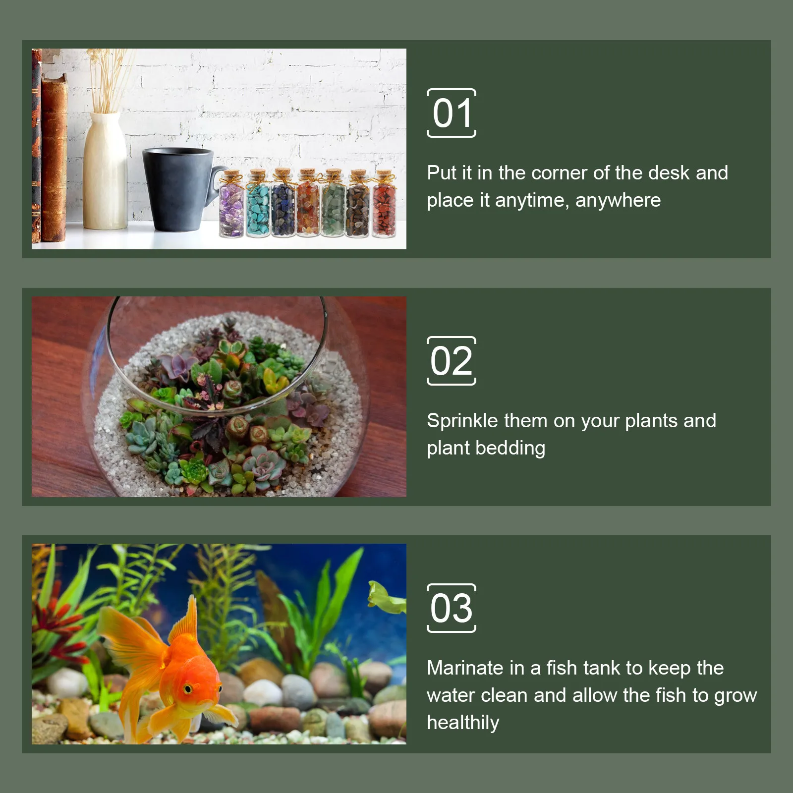 

7Pcs Decorative Wishing Bottle Set Chic Crystal Bottle for Desk Storage Mini Drift Bottles Home Adornment Glass Jars