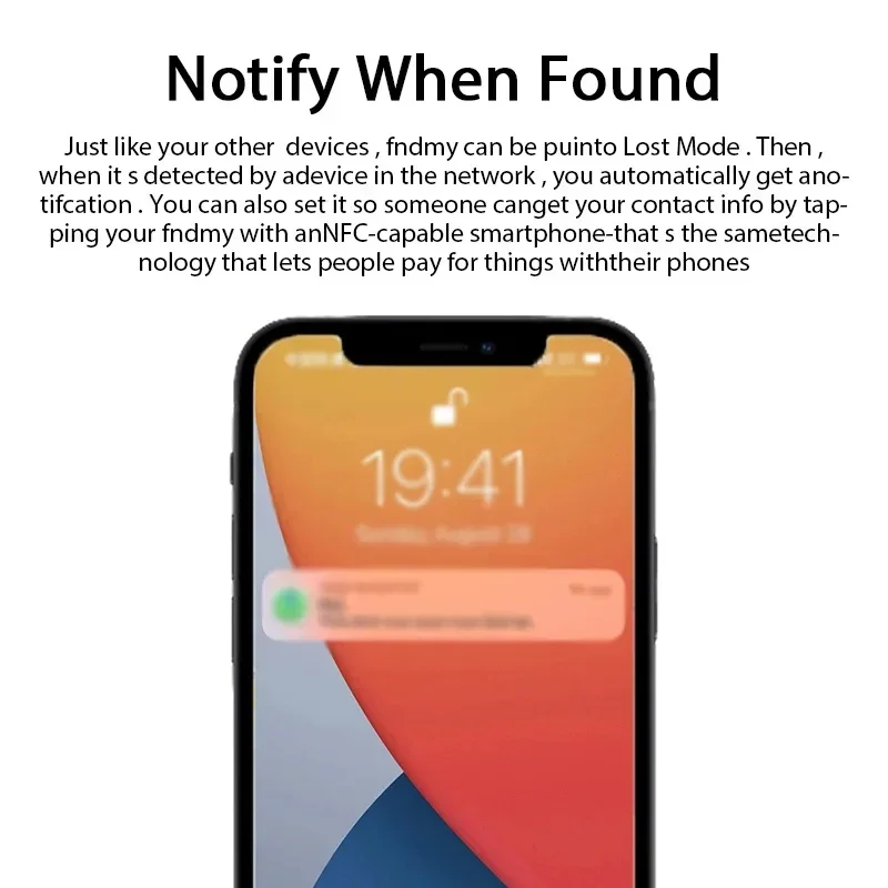 Mini traceur Gps intelligent, rappel d'alarme, dispositif de suivi pour Apple Find My Key, portefeuille, bagages pour animaux de compagnie, voiture, Bluetooth, Anti-perte