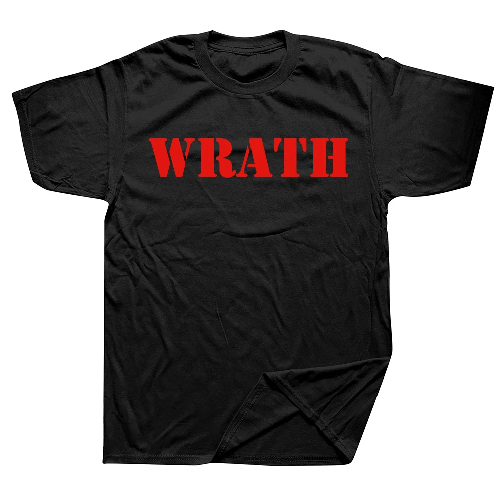 Wrath Natural Selection Logo Lustiges Meme T-Shirt Lässiges Oversize-T-Shirt mit Rundhalsausschnitt Herren-Humor Harajuku-Stil T-Shirts Unisex – Detail 2