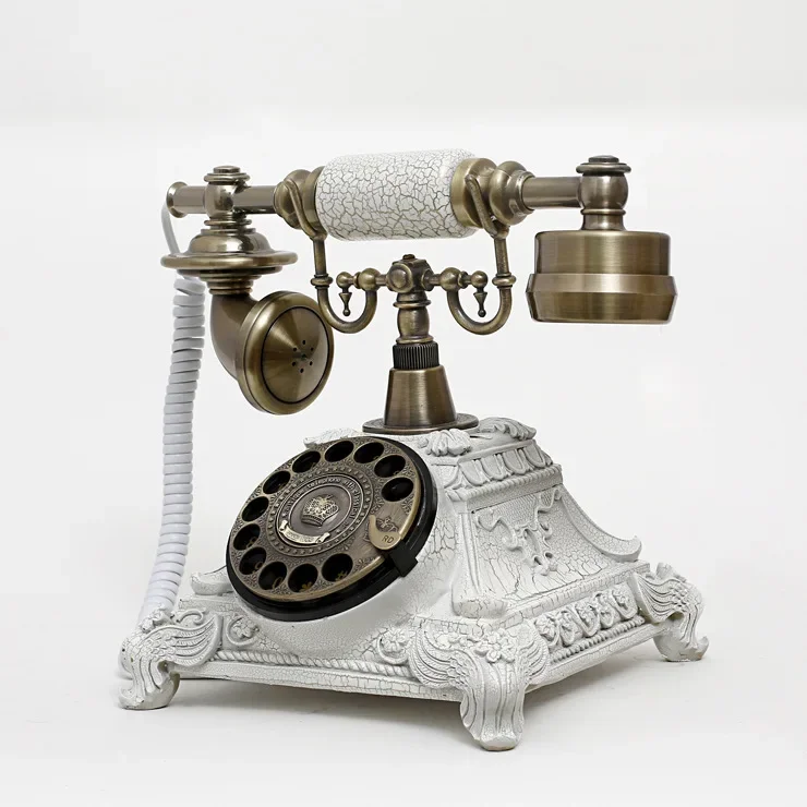 Boutique European Antique Retro Phone Landline Rotary Dial Phone