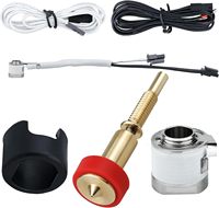 Ceramic Heater Core Heating Block with Bimetal Nozzle Kit F RapidChange REVO Hotends And Extruders, BIQU H2 V2S Extruder
