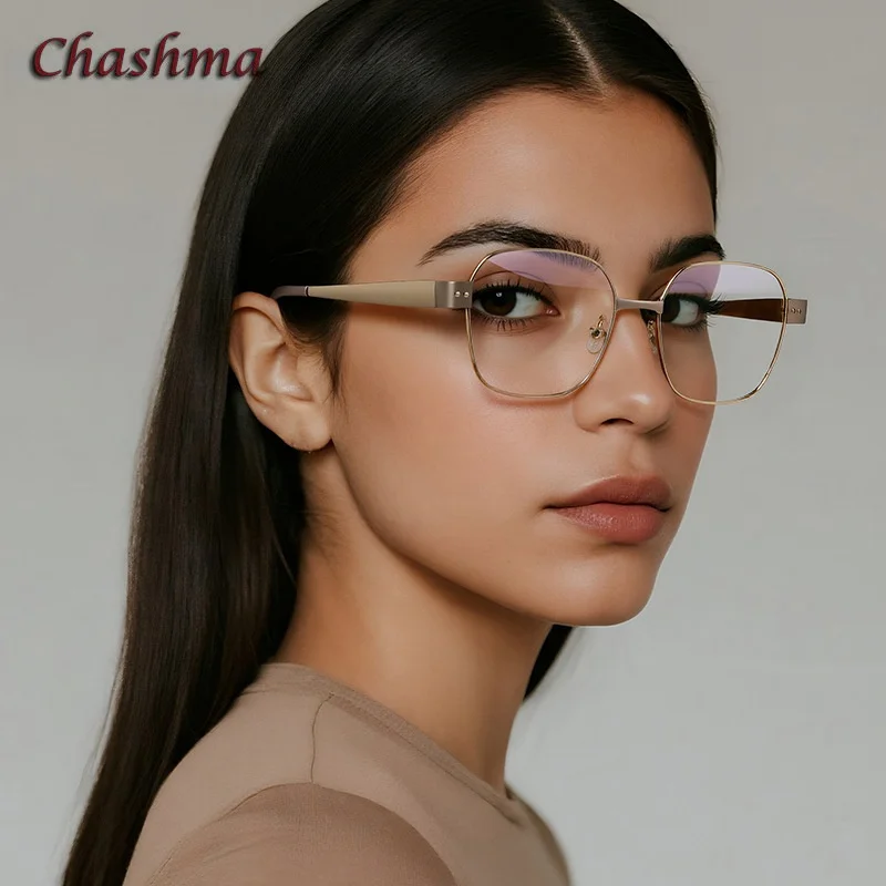 

Chashma Women Glasses Frame Fashion Trendy Eyewear Lady Spring Hinge Optical Spectacle Transparent Fresh Stylish Gafas