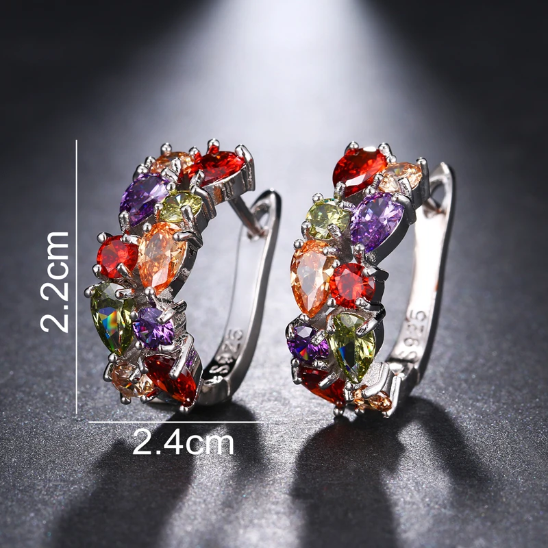 SUGO 2022 Summer New Trend Classic Retro Rose Gold Color Cubic Zirconia Earrings for Charming Women Dinner Jewelry Accessories