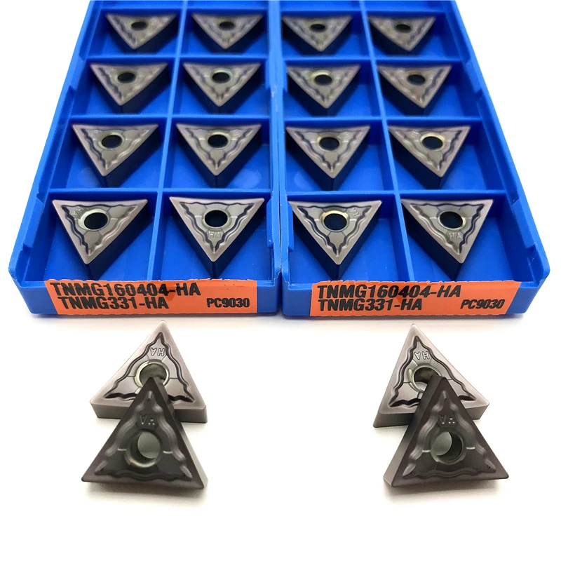 

TNMG160404 HA PC9030 High Quality External Turning Tool Carbide Insert Steel Processing Cutting CNC Turning Insert Lathe Tools