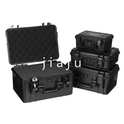 Waterproof Safety Case ABS Plastic Tool Box Outdoor Tactical Dry Box Sealed Safety Equipment Storage Outdoor Tool Container