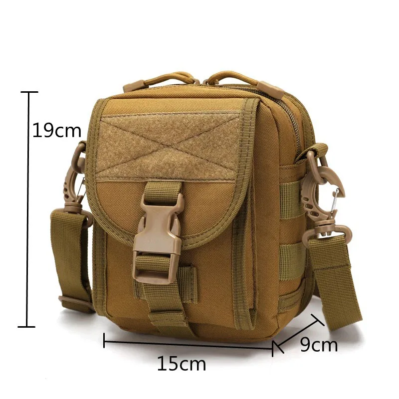 Men\'s Outdoor Sports Bag Camping Hiking Multi-function Tactical Pouch Climbing Mini Backpack Shoulder Bag