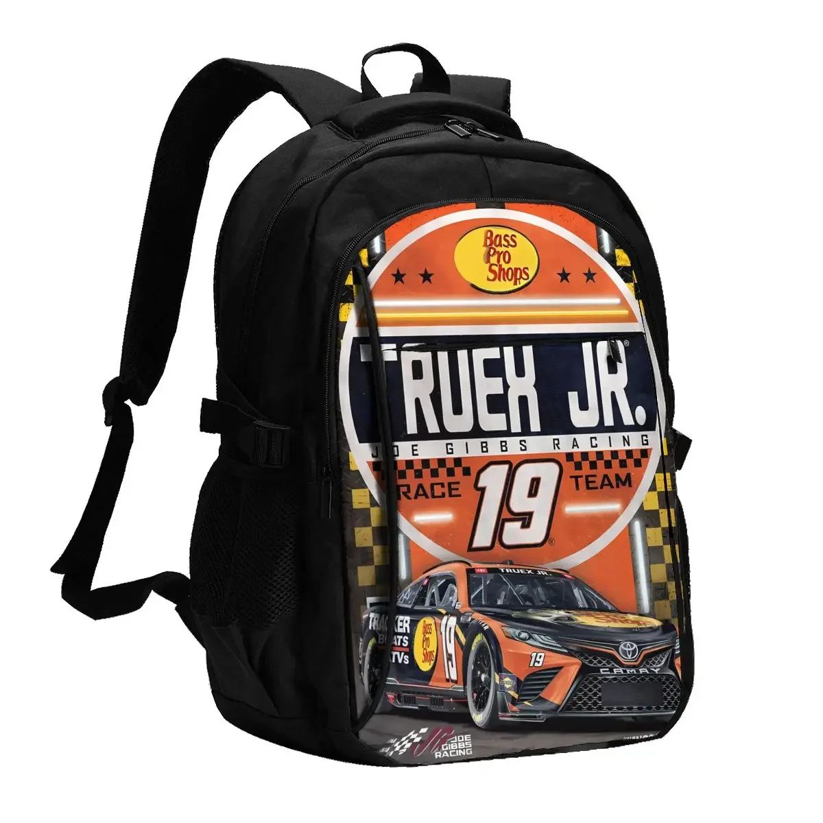 

Martin Truex Jr 19 Travel Laptop Backpack, Business Water Resistant Backpack with USB Charging Port, College Bag for Men & Women