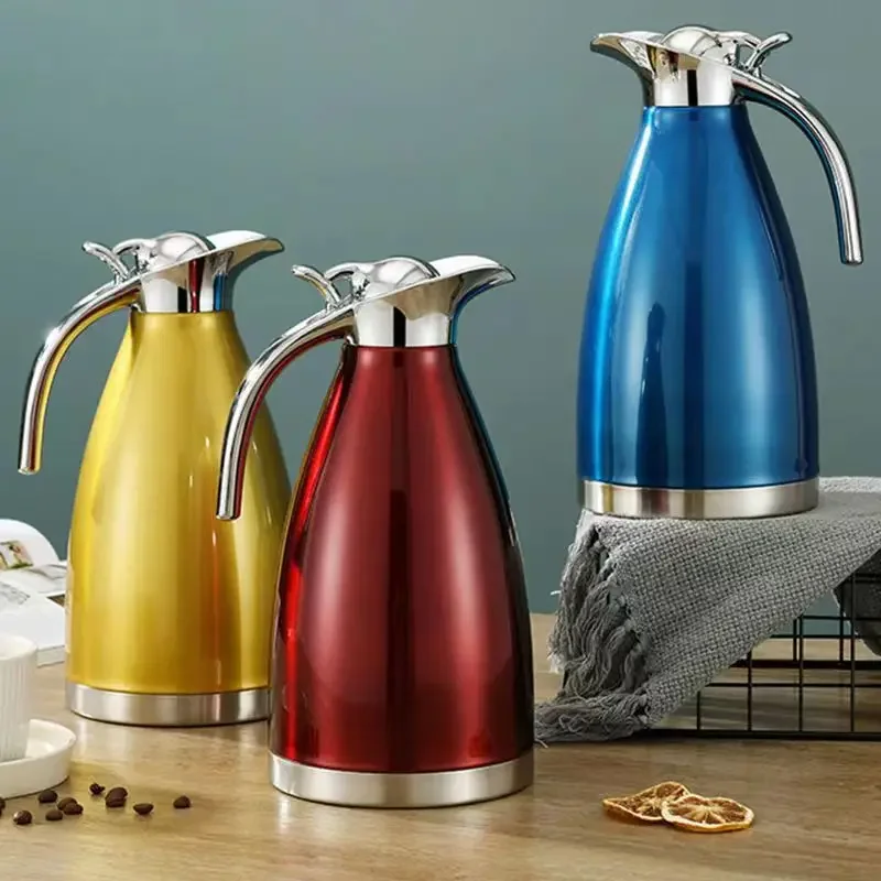 

NEW Portable Insulation Kettle 304 Stainless Steel Large Capacity Household Thermal Coffee Tea Insulation Pot Heat Kettle