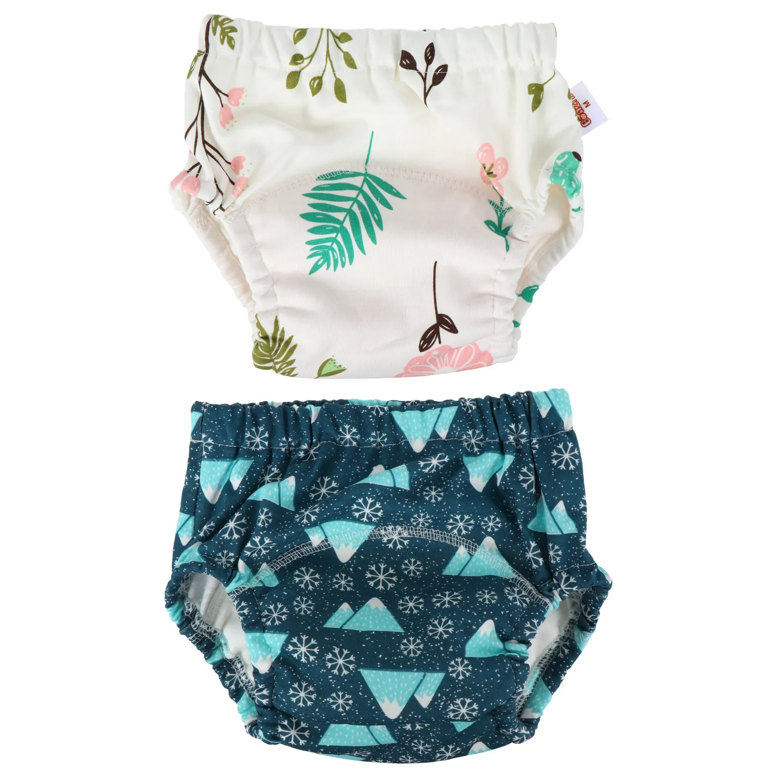 قطعتان من سراويل تدريب الأطفال الصغار تدوم طويلاً، مقاومة للاهتراء، أنيقة ورائعة، سراويل داخلية للأطفال، ملابس سرير نوم للأطفال