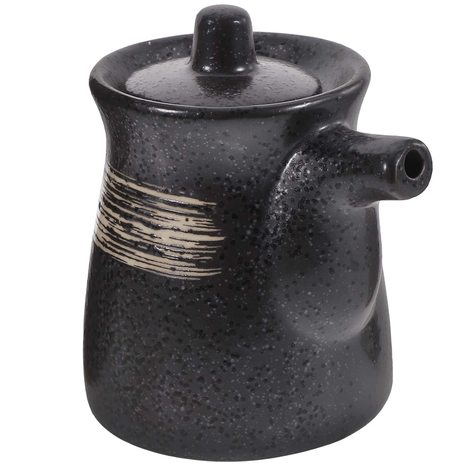

Set Horizontal Soy Sauce Bottle Girl Seasoning Ceramics Oil Dispensing Bottles Condiment Container