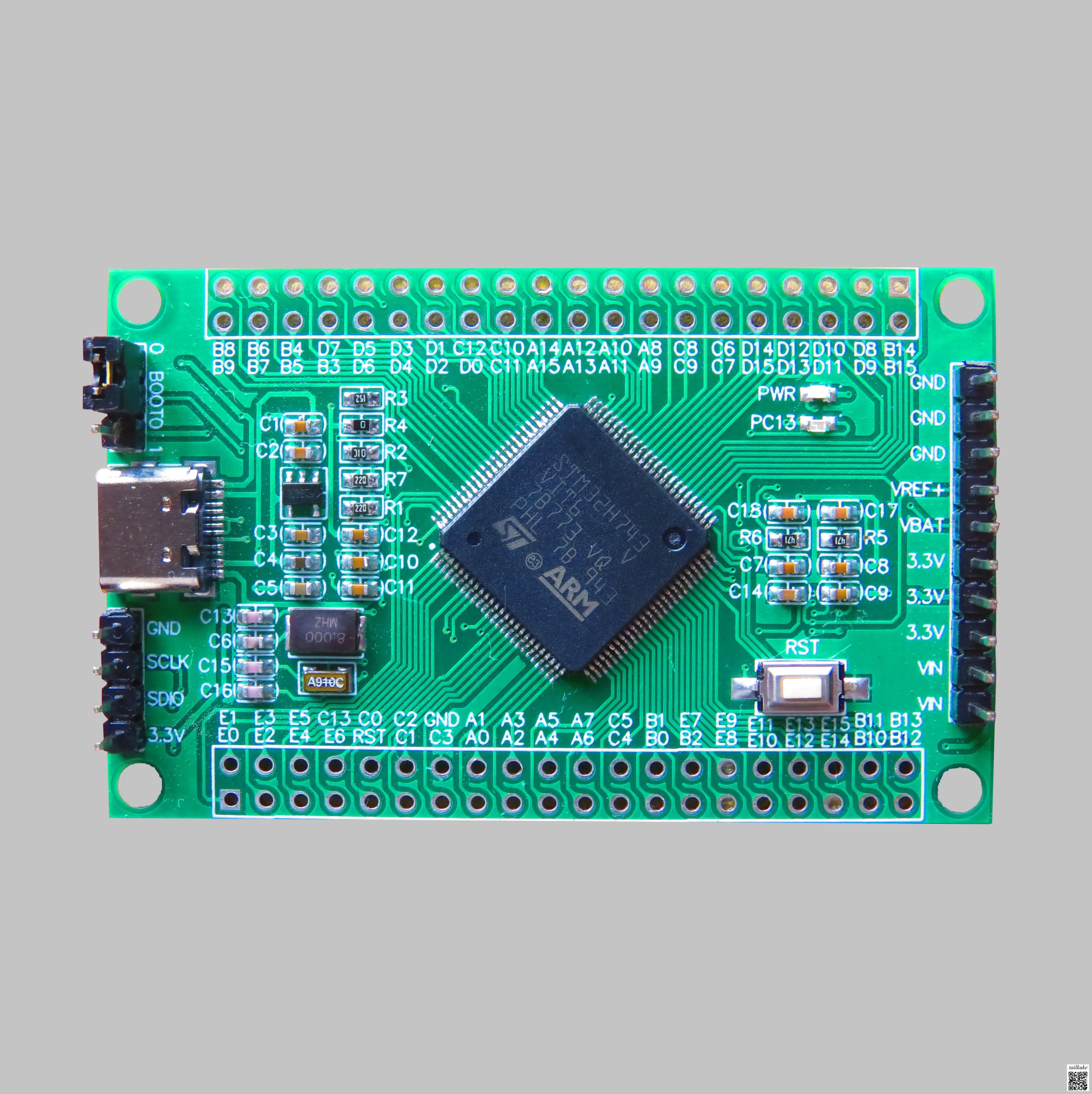 

STM32H743VIT6 Microcontroller H7 Core Board 100PIN Evaluation Board ARM