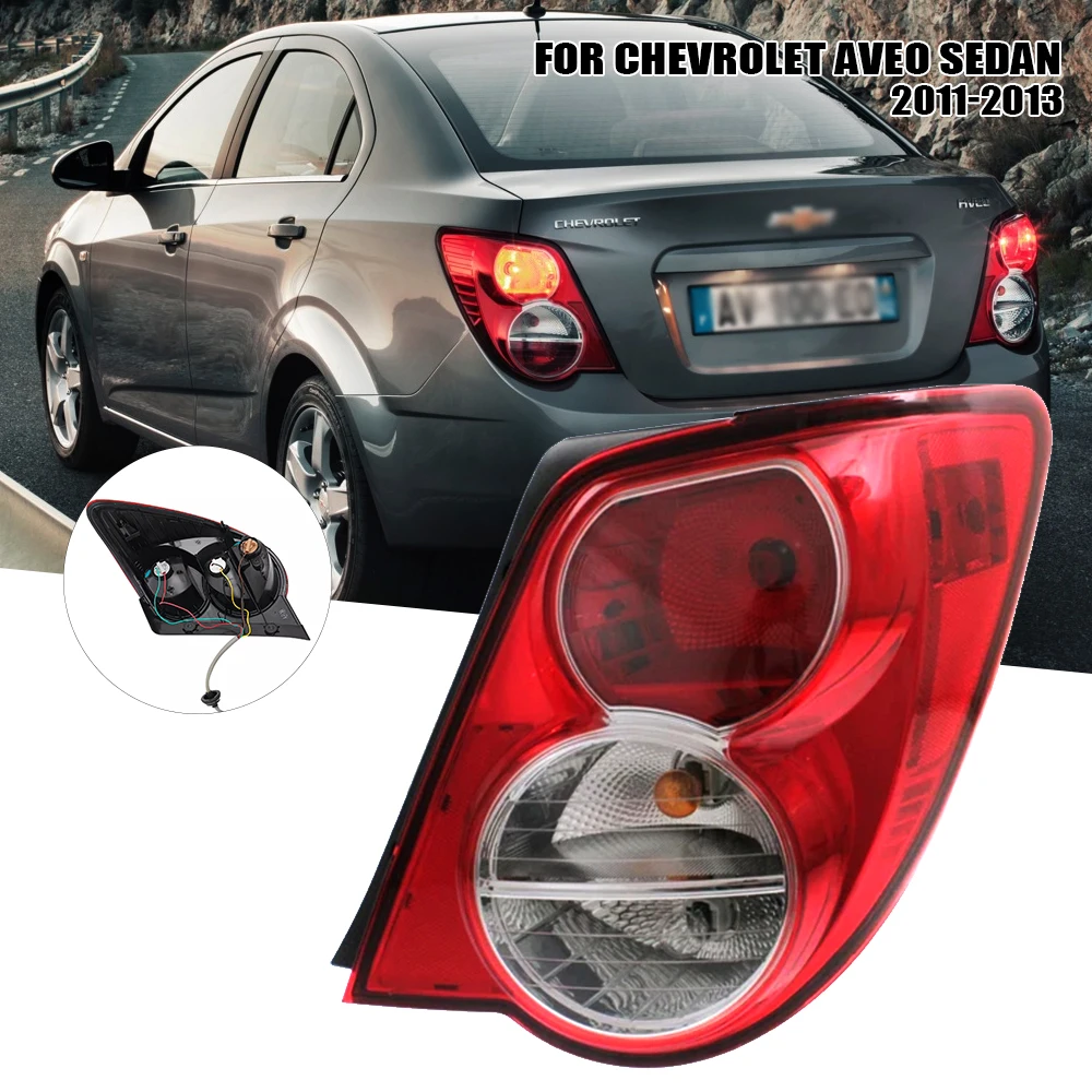 

Левый/правый задний фонарь для Chevrolet Aveo Sedan 2011 2012 2013, задний фонарь, стоп-сигнал с