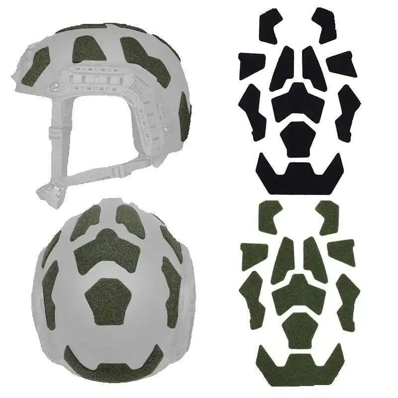 FAST Accessories Tactical Helmet MAGIC STICKS SERIES Fur Back Adhesive Modified Cloth Helmet