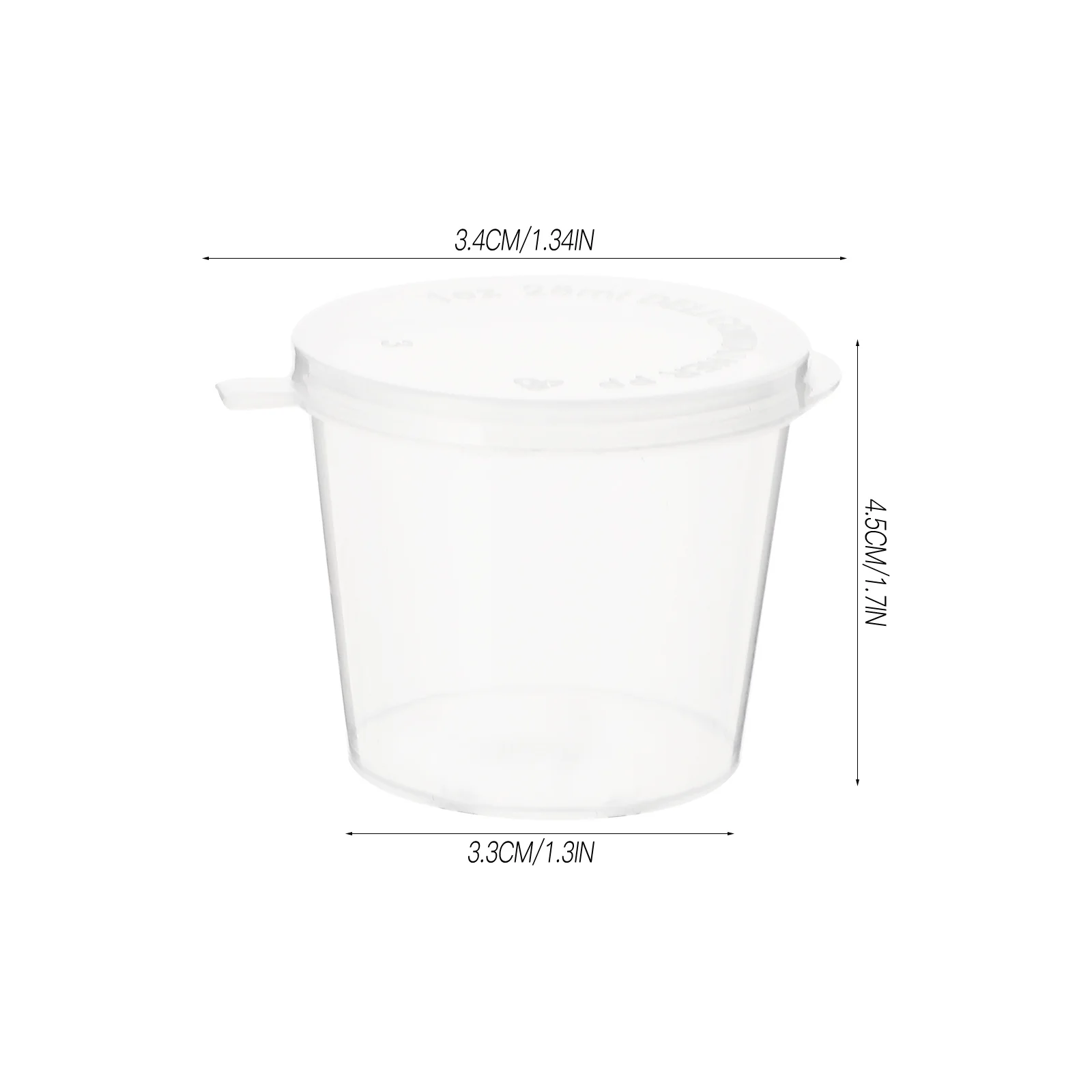 

100Pcs Mixing Cups for Watercolor Pigments Premium Plastic Color Mixing Holders Liquid Resistant Art Painting DIY