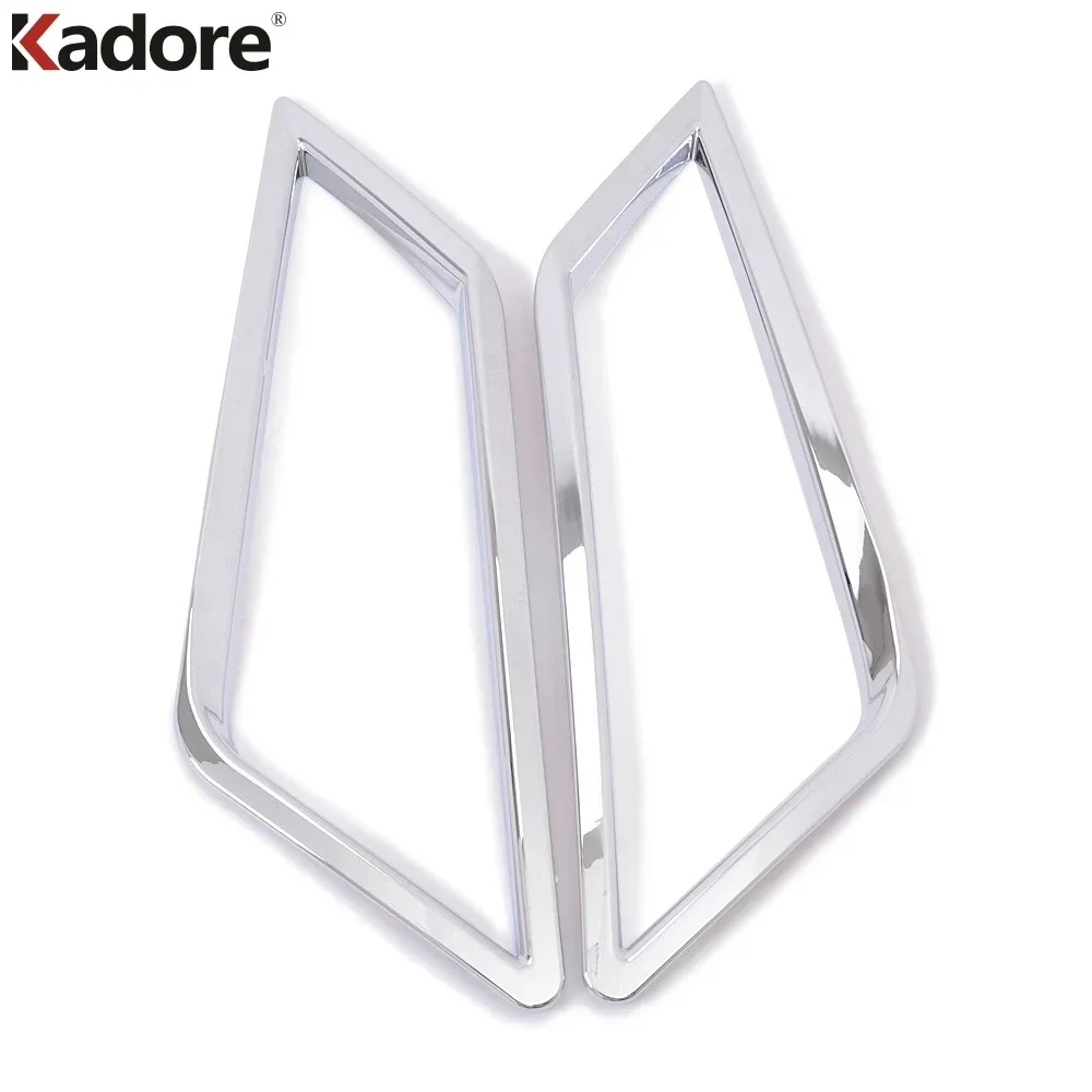 For Skoda Kodiaq 2016 2017 2018 2019 2020 Chrome Front Foglights Frame Fog Light lamps Cover Trim Car Exterior Accessories