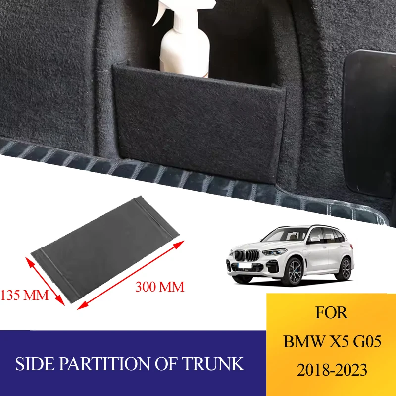 For BMW X5 G05 2018 2019 2020 2021 2023 Trunk Side Partitions on Both Sides of the Trunk Partition Tail Box Accesorios