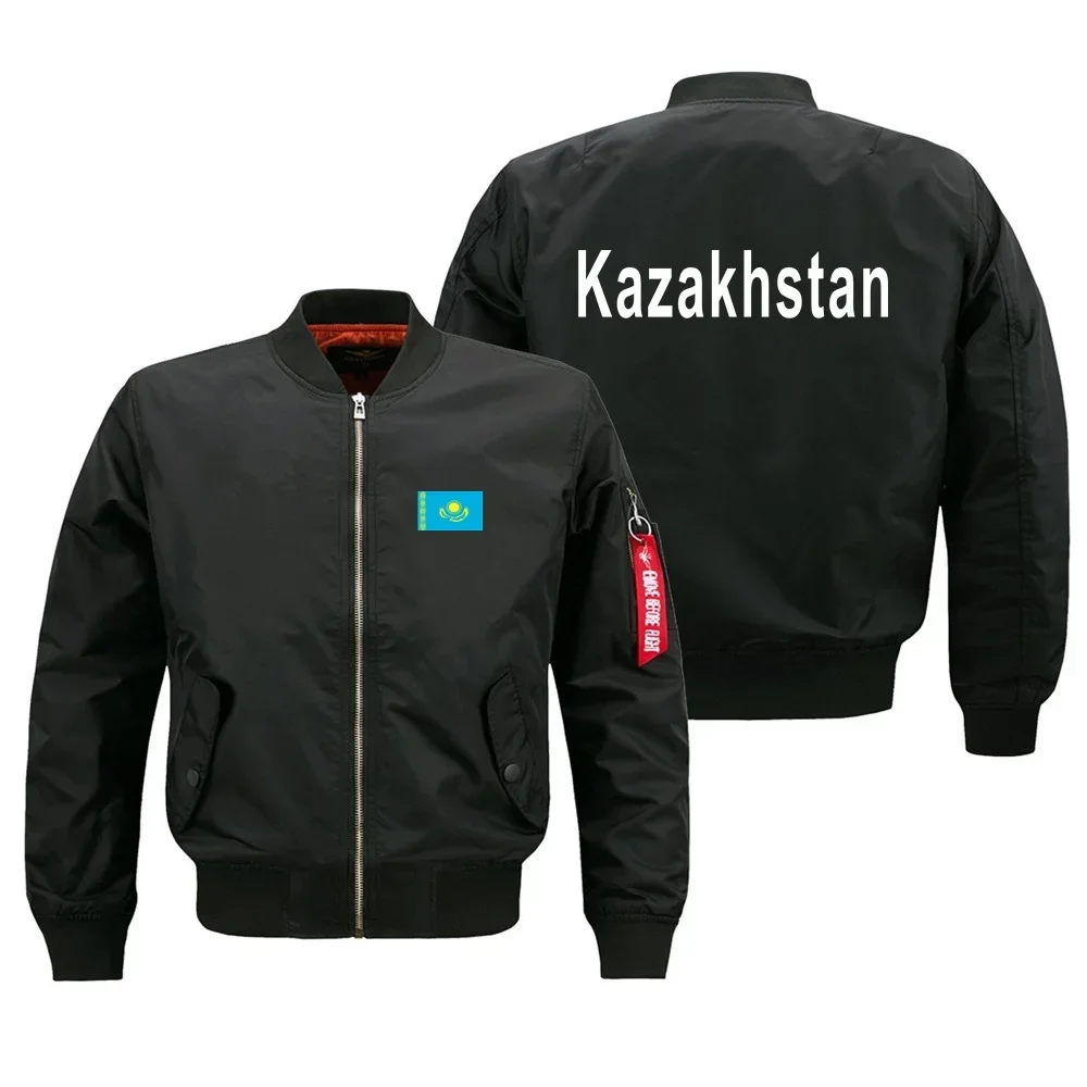 

Funny Kazakhstan Military Flight Aviation Men Ma1 Bomber Jacket Outdoor Windproof Man Baseball Coats