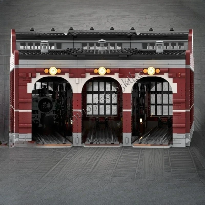 3927 個のラウンドハウスホットシティ MOC パズルクリエイティブストリートビュー建築モデル誕生日組み立て子供のおもちゃクリスマスギフト