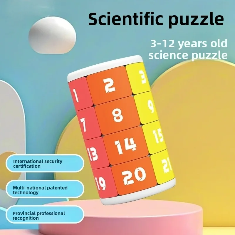 

Волшебный математический куб-головоломка для детей: развивающая игра для обучения счету и арифметике