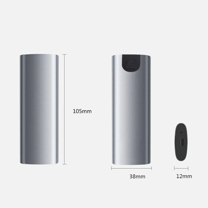 M.2 nvme/ngff ssd gehäuse nvme sata zu usb 3,1 gen2 10 gbps nvme pci-e dual protokoll m.2 ssd fall