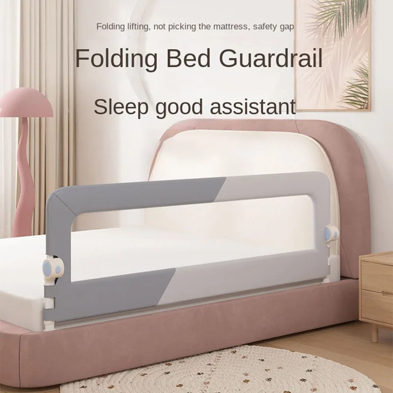 200cm 1pc Baby Safety Bed Barrier Handrail Bed Safety Children Bed Safety Rail Bed Rail Guard for Kid Fall Protection (78.7inch)