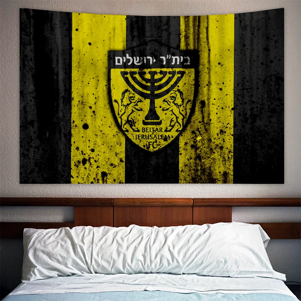 Anime Tapestry Wall Hanging Decor Israel FCBJ Beitar Jerusalem Living Room Decors Aesthetic Bedroom Decoration Art Mural Home